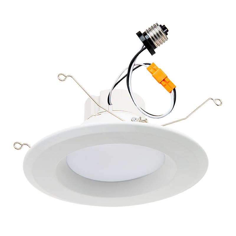 LED Recessed Lighting Kit for 5" to 6" Cans - Retrofit LED Downlight w/ Open Trim - 100 Watt Equivalent - Dimmable - 1,550 Lumens