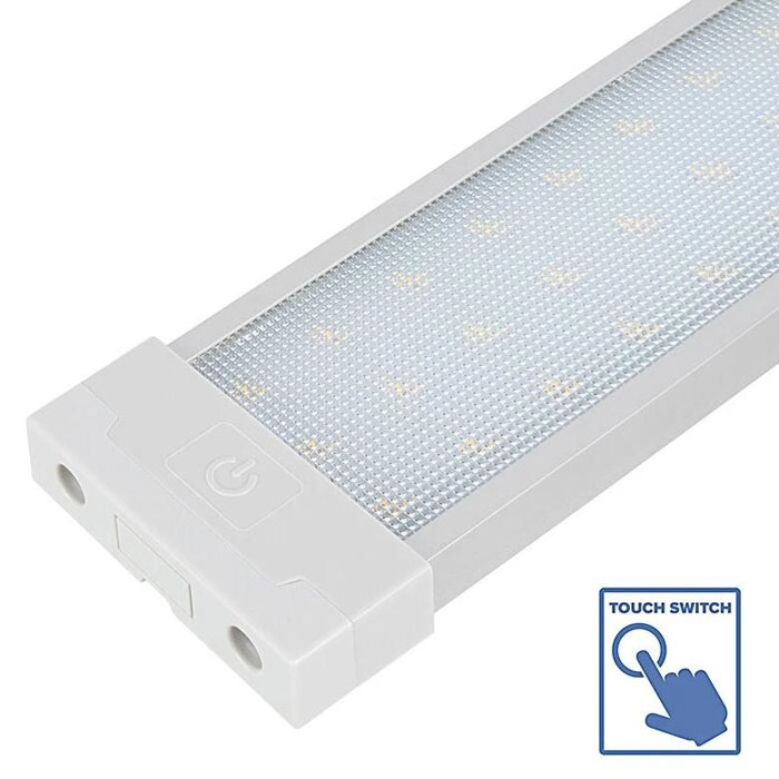 Linear LED Task Light with Touch Switch - Under-Cabinet LED Light Fixture