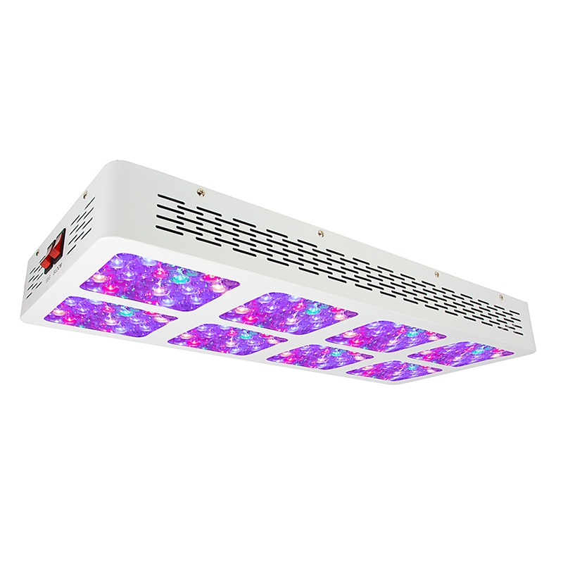 510W Full-Spectrum LED Grow Light - 12-Band Multi Spectrum - Selectable Vegetation and Bloom Switches