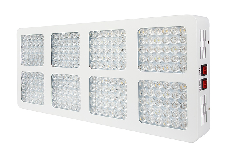 510W Full-Spectrum LED Grow Light - 12-Band Multi Spectrum - Selectable Vegetation and Bloom Switches
