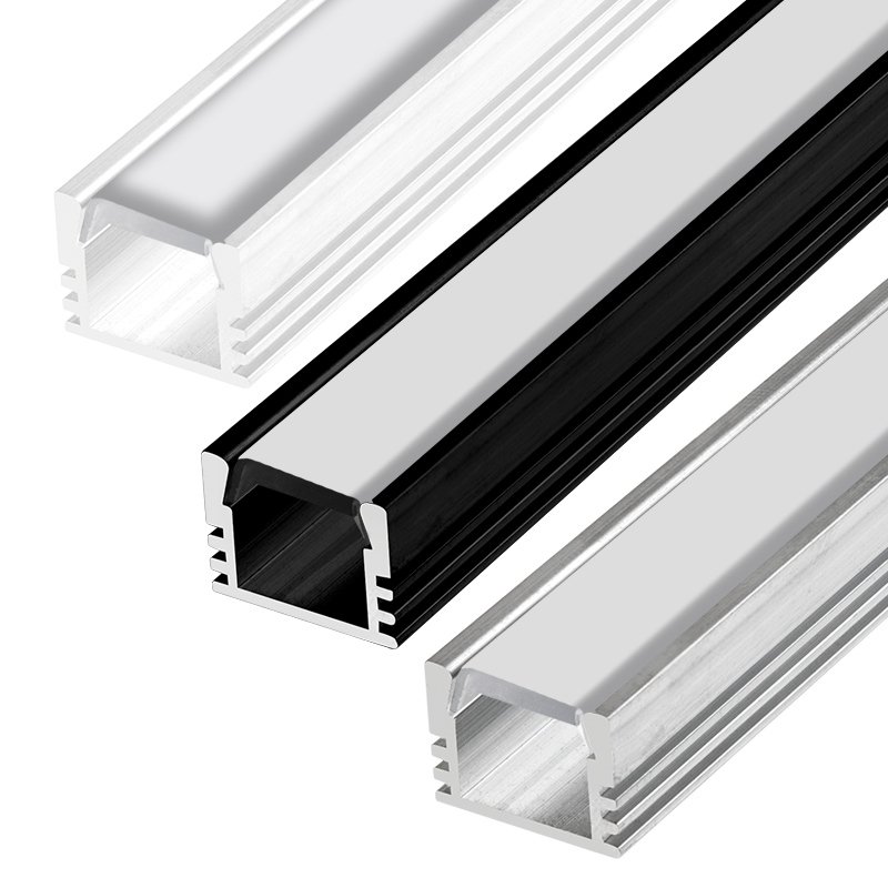 PDS4-ALU Aluminum Channel - Surface - For Strips Up To 11mm - 1m / 2m