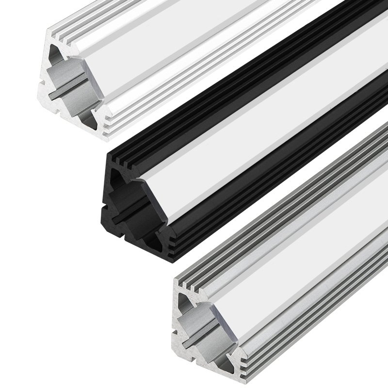 45-ALU Aluminum Channel - Corner - For Strips Up To 11mm - 1m / 2m