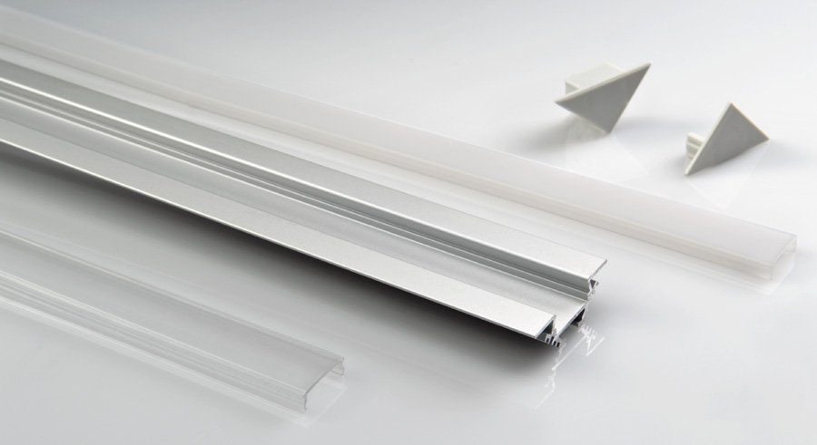 PAC-ALU Aluminum Channel - Corner - For Strips Up To 13mm - 1m / 2m