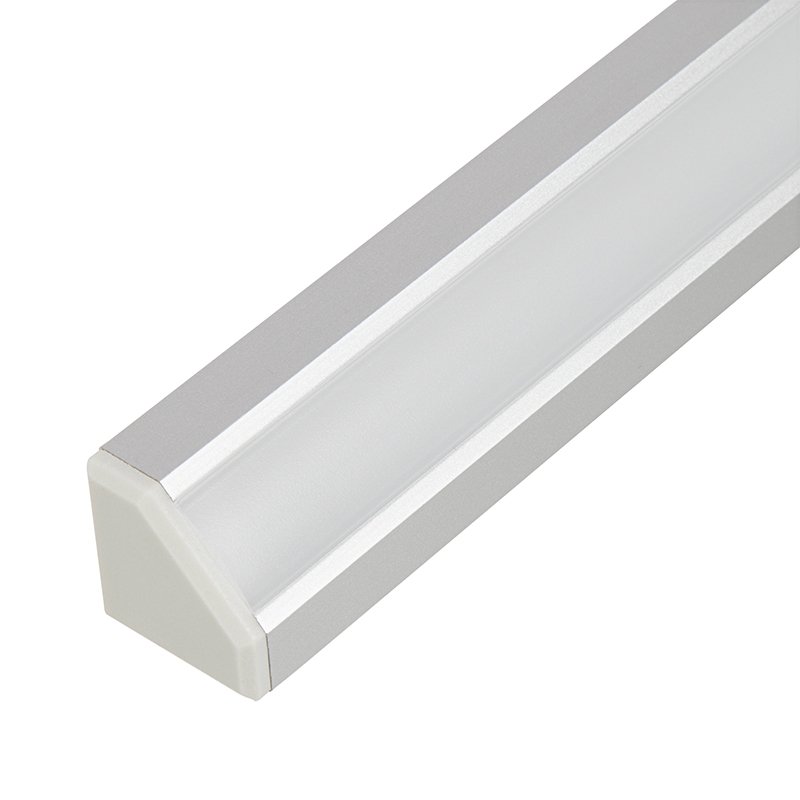 GLAD-45 Aluminum Channel - Corner - For Strips Up To 10mm - 1m / 2m