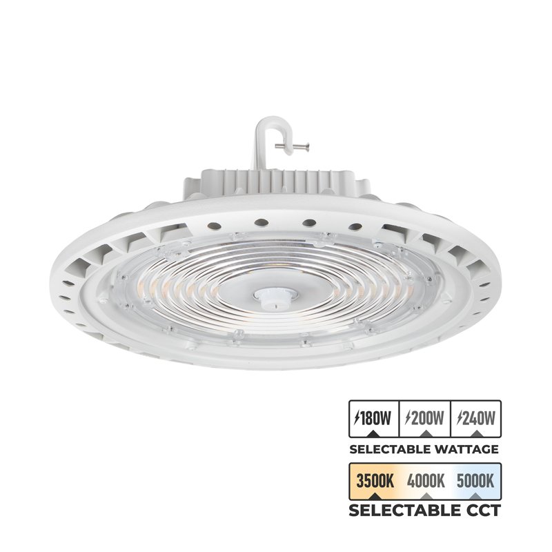 MaxLite Round ECO Pendant High Bay GEN2 Controls Ready - 180W / 200W / 240W - 3500K / 4000K / 5000K