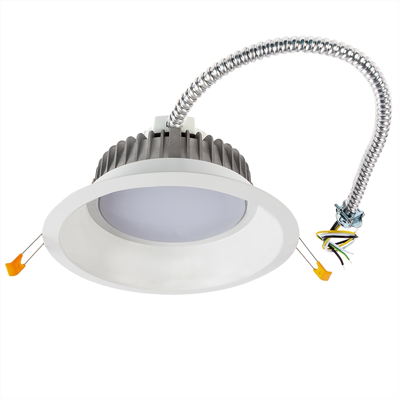 8" Commercial LED Downlight - 18 Watt Recessed Retrofit/New Construction Light - 1,350 Lumens - 100 Watt Equivalent