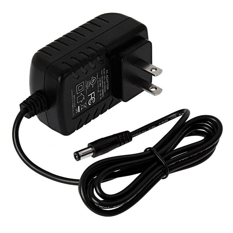 Wall-Mounted AC Adapter - 12 VDC Power Supply - 12-36W