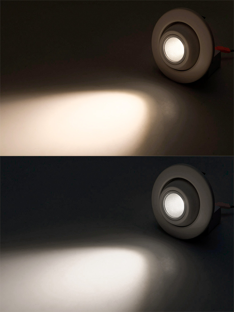 LED Recessed Lighting Kit for 5"-6" Cans - Retrofit LED Downlight w/ Eyeball Trim - 100 Watt Equivalent - Dimmable - 1,500 Lumens