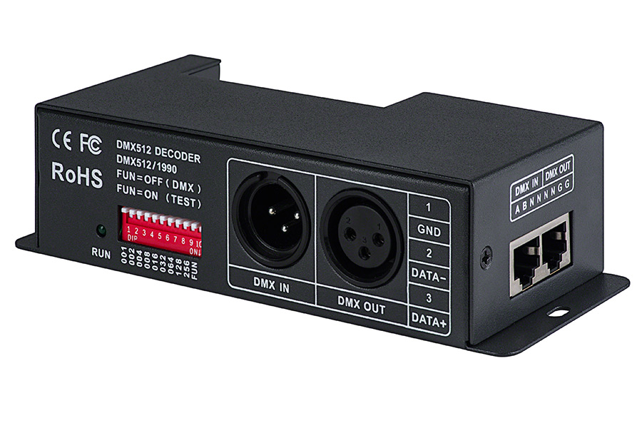 5 Amp 4 Channel LED DMX 512 Decoder