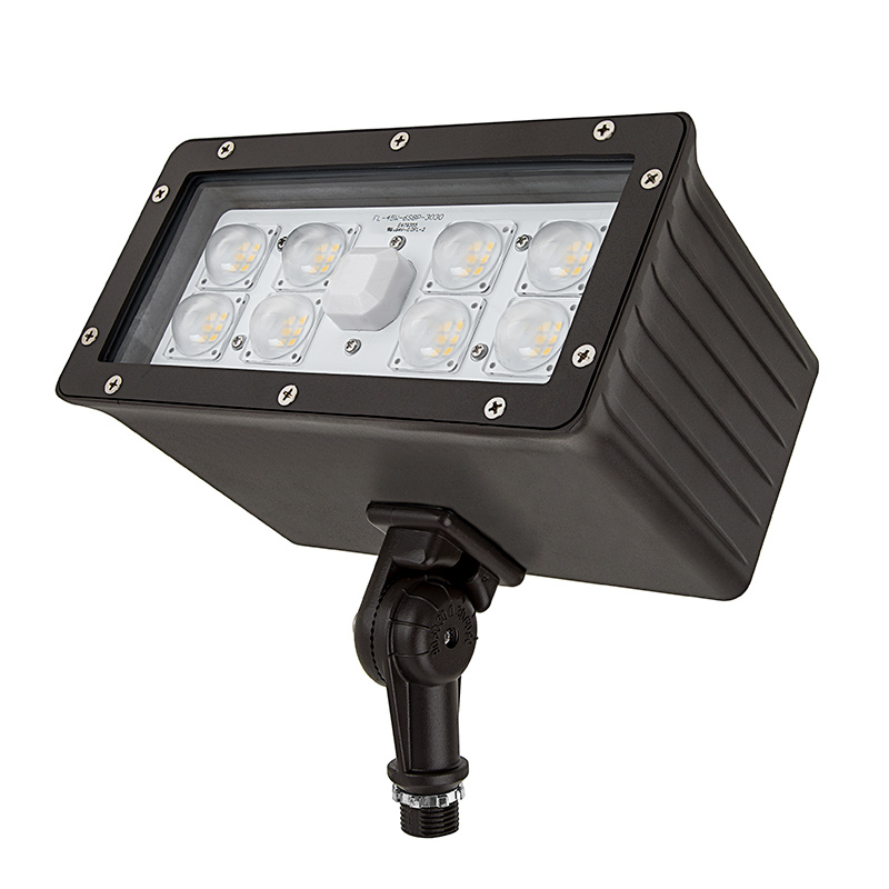 45 Watt Knuckle-Mount LED Flood Light - 4,600 Lumens - 100 Watt MH Equivalent - 5000K/4000K - Click Image to Close