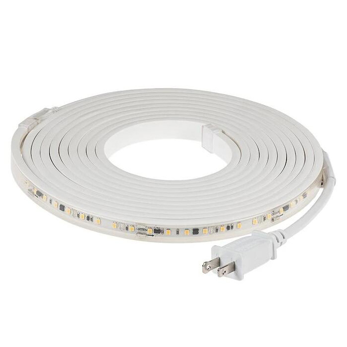 120V LED Strip Light - White Highlight Series Tape Light - Plug and Play - 5m / 25m - High CRI - IP65 Waterproof