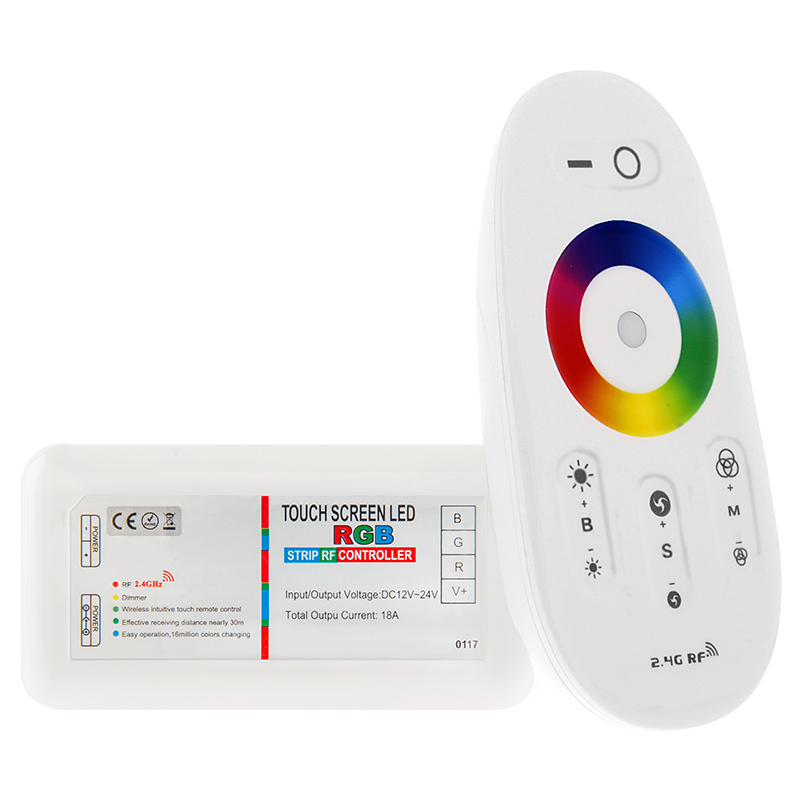 MiLight WiFi Smart RGB Controller with Touch Remote - 6 Amps/Channel