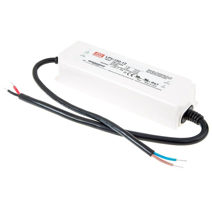 Mean Well LED Switching Power Supply - LPV Series 120W Single Output LED Power Supply - 12V DC