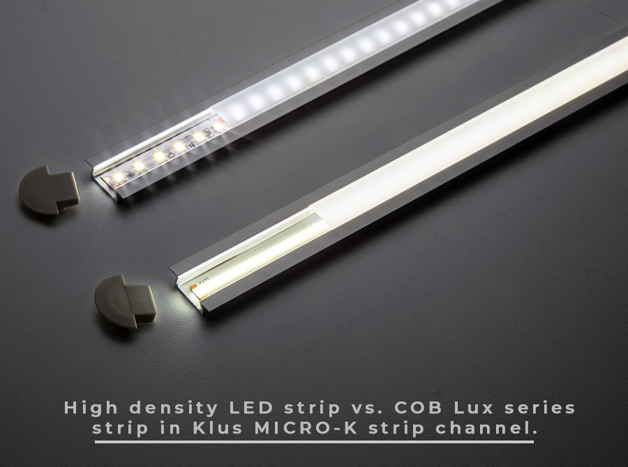 5m White COB LED Strip Light - High CRI - 24V - IP20
