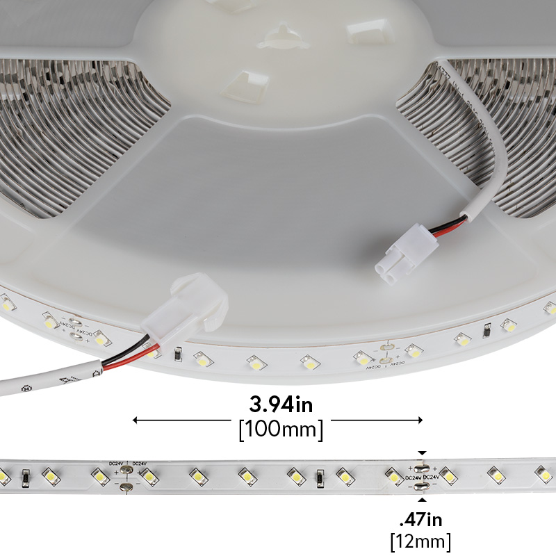 LED Strip Light Reel - 24V LED Tape Light w/ LC2 Connector - 65' - 151 Lumens/ft