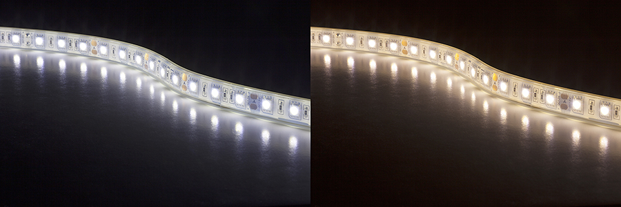 Outdoor LED Strip Lights - 12V Waterproof LED Tape Light - 313 Lumens/ft.