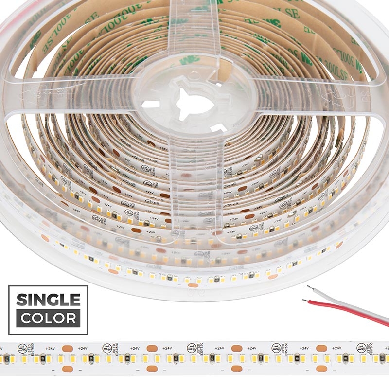 2216 Single-Color High-CRI LED Strip Light/Tape Light - 24V - IP20 - 400 lm/ft