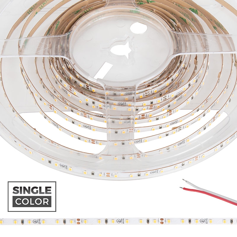 2216 Single-Color High-CRI LED Strip Light - Ultra Narrow LED Tape Light - 24V - IP20 - 183 lm/ft