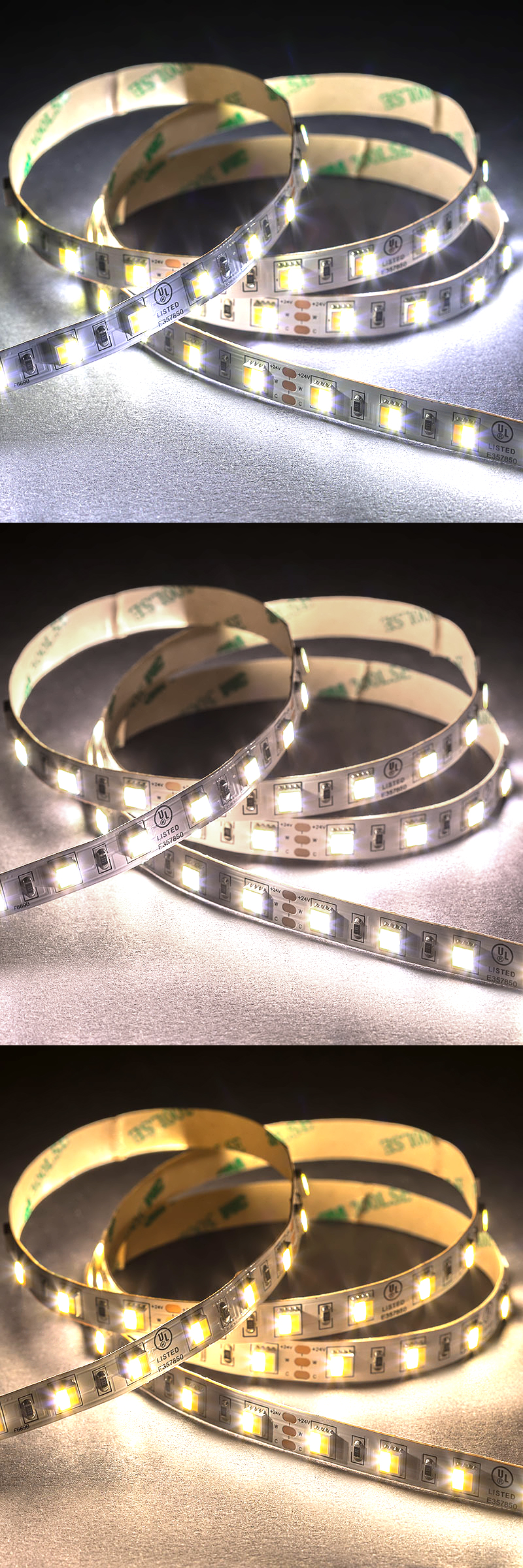 5m Tunable White LED Strip Light - LED Tape Light - 24V - IP20 - Tunable White - 196.9in (16.40ft)