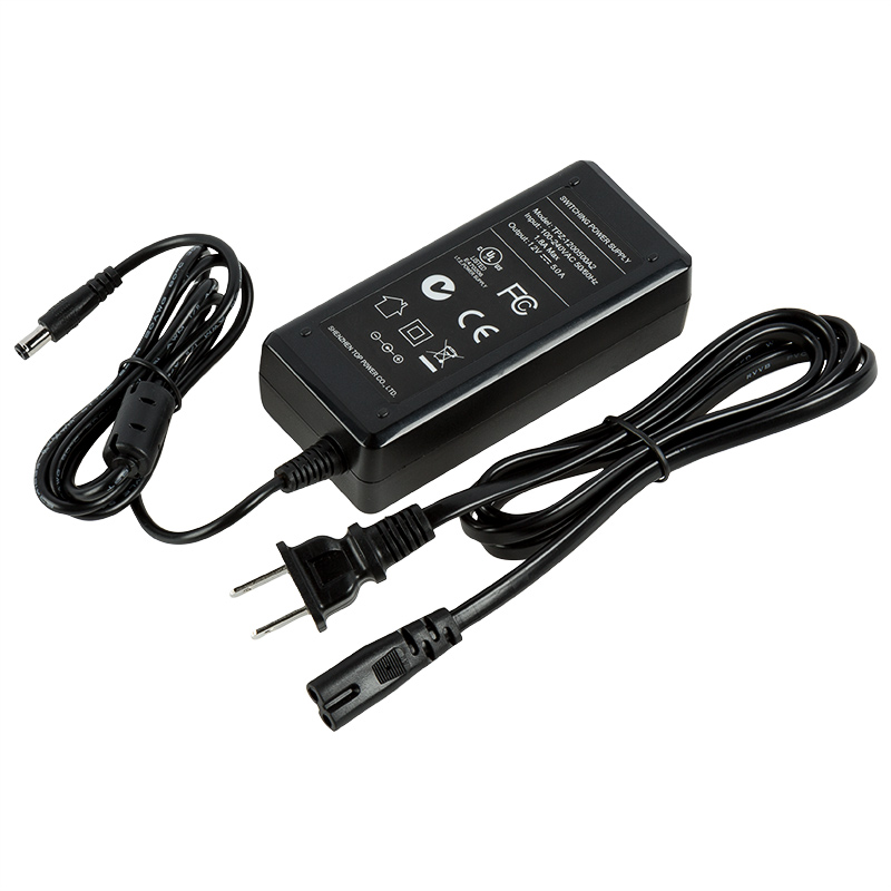 Desktop AC Adapter - 12 VDC Switching Power Supply - 60W