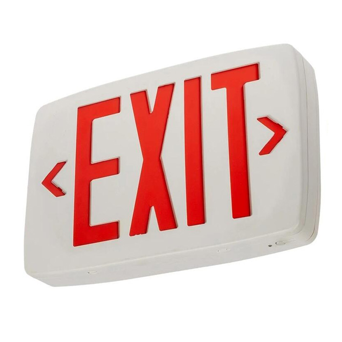 LED Exit Sign w/ Battery Backup - Single or Double Face
