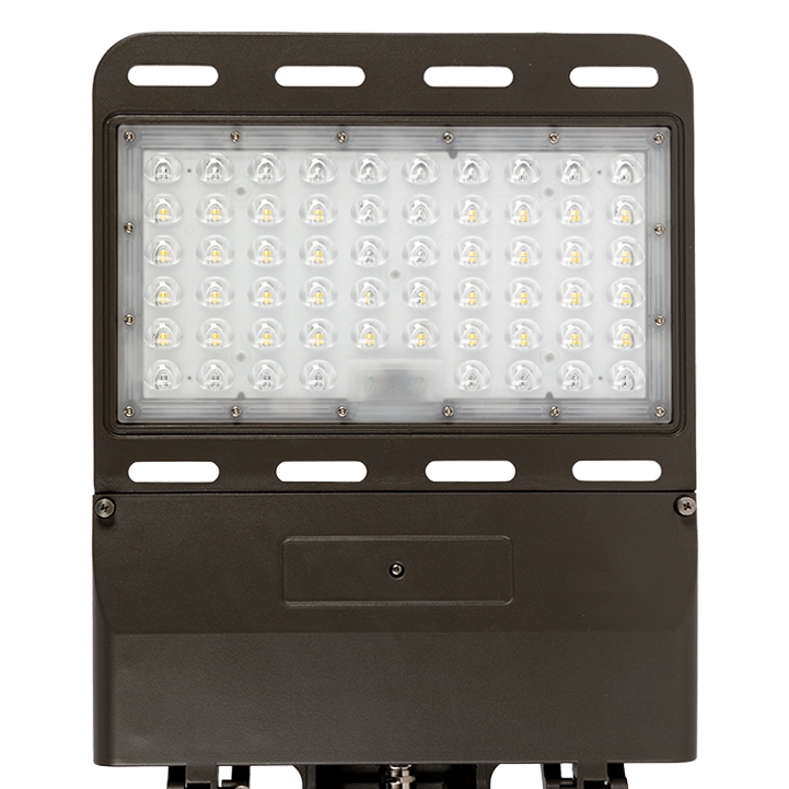 100W LED Parking Lot/Shoebox Area Light - 14,000 Lumens - 250W Metal Halide Equivalent - 5000K - Knuckle Slipfitter Mount