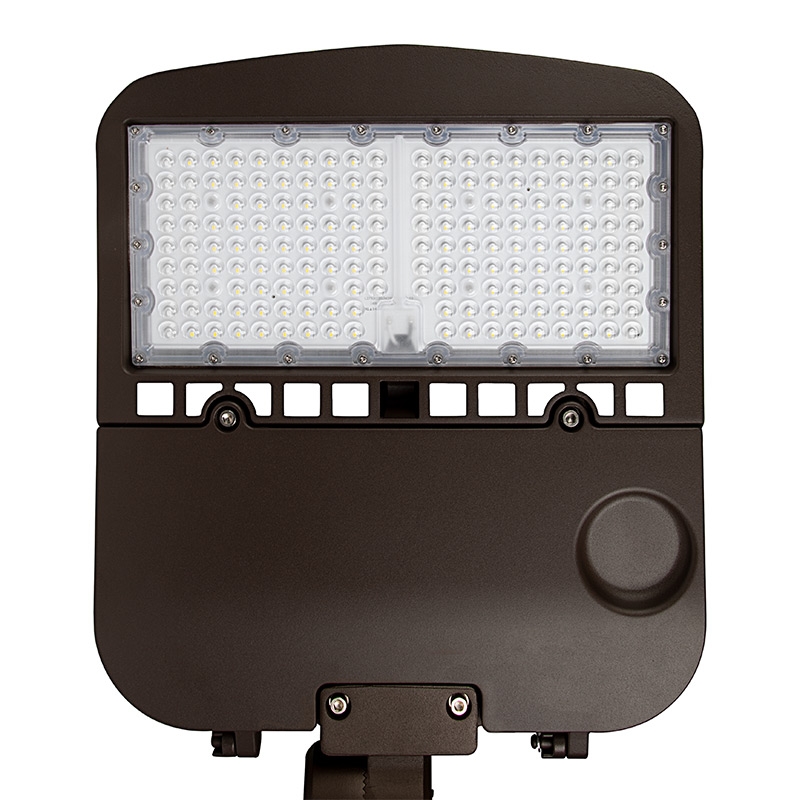 100W LED Parking Lot Light - Shoebox Area Light - 14,000 Lumens - 250W MH Equivalent - 4000K/5000K - Knuckle Slipfitter Mount