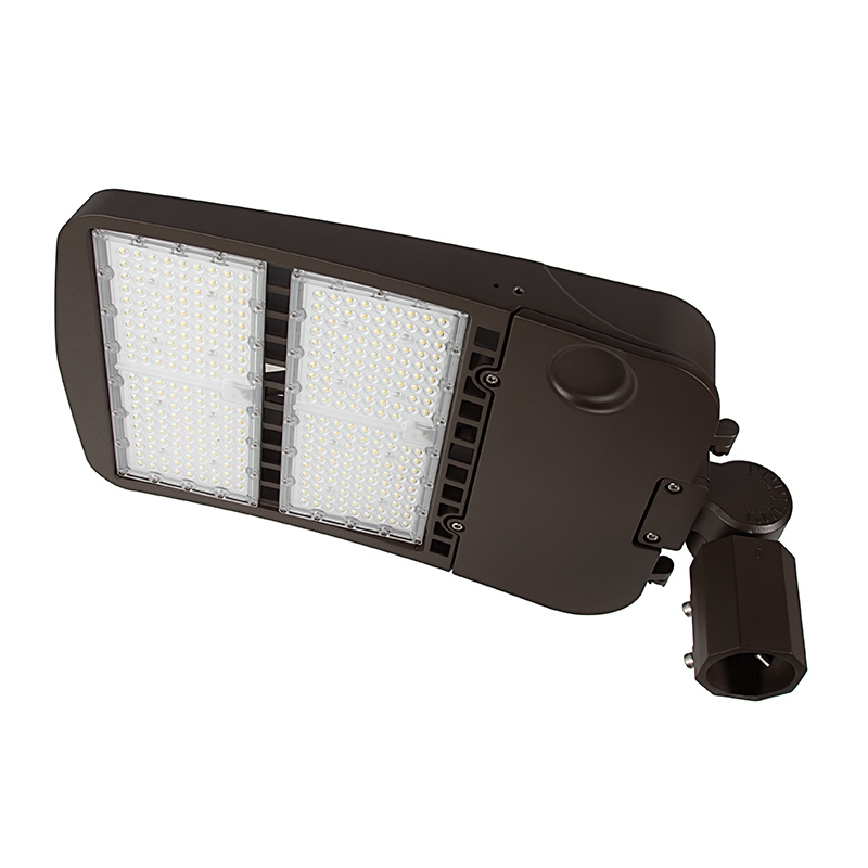 300W LED Parking Lot Light - Shoebox Area Light - 277-480 VAC - 40,700 Lumens - 1000W MH Equivalent - 4000K/5000K - Knuckle Slipfitter Mount