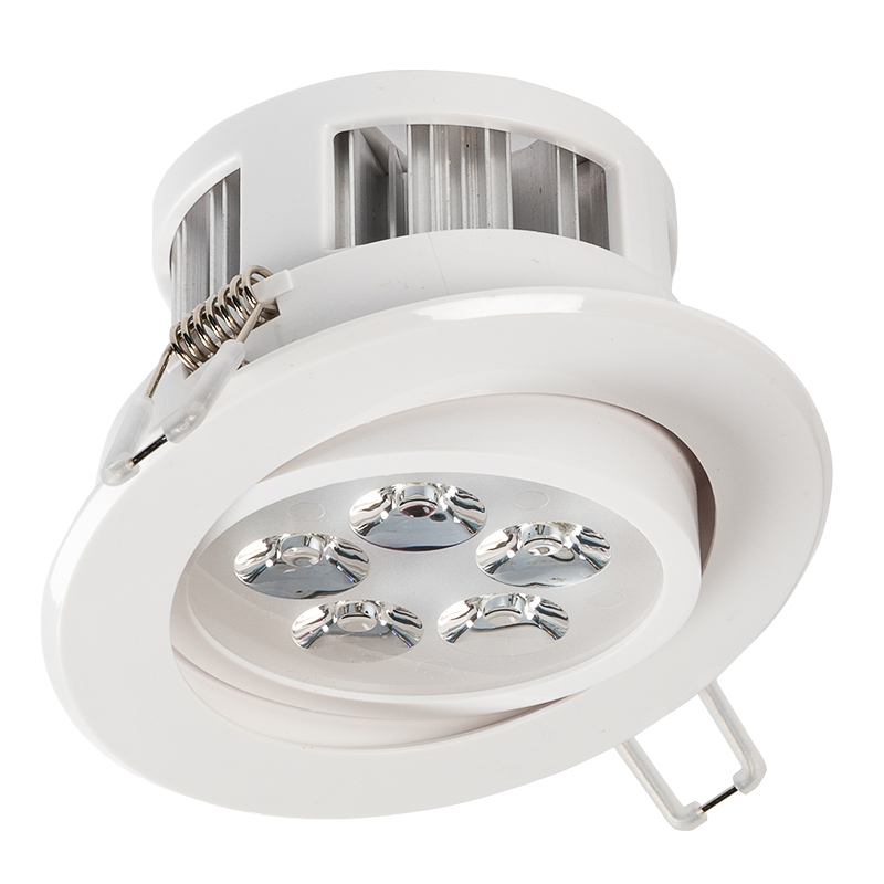 LED Recessed Light Fixture - Aimable - 40 Watt Equivalent - 4.45" - 460 Lumens - Click Image to Close