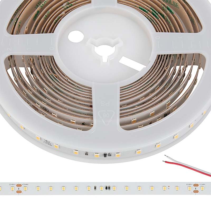 48V White LED Strip Light - High CRI - HighLight Series Tape Light - IP20 - 5m / 40m